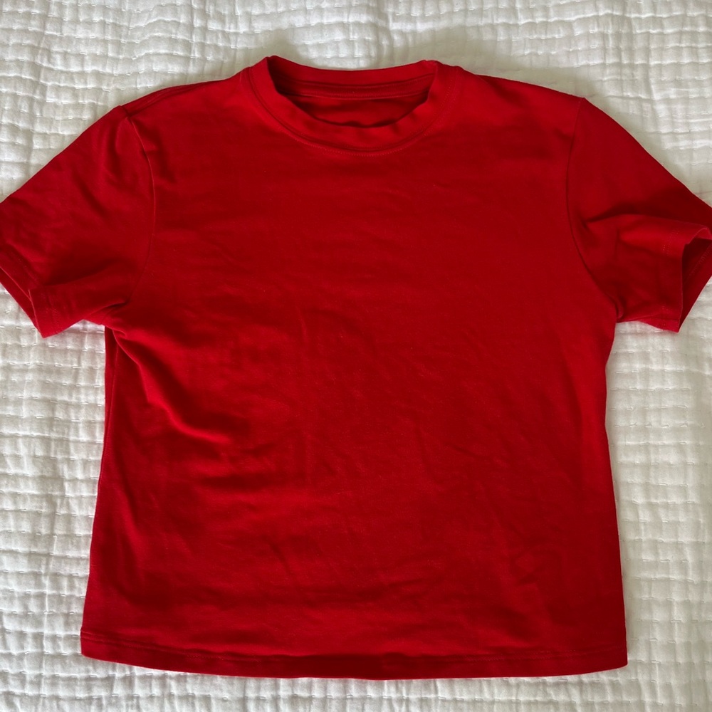 khy basic cropped tee (Kylie Jenner brand)